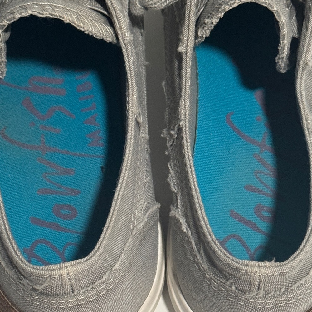 Blowfish Malibu MAXINE Women’s Gray Canvas Sneakers - Picture 4 of 7